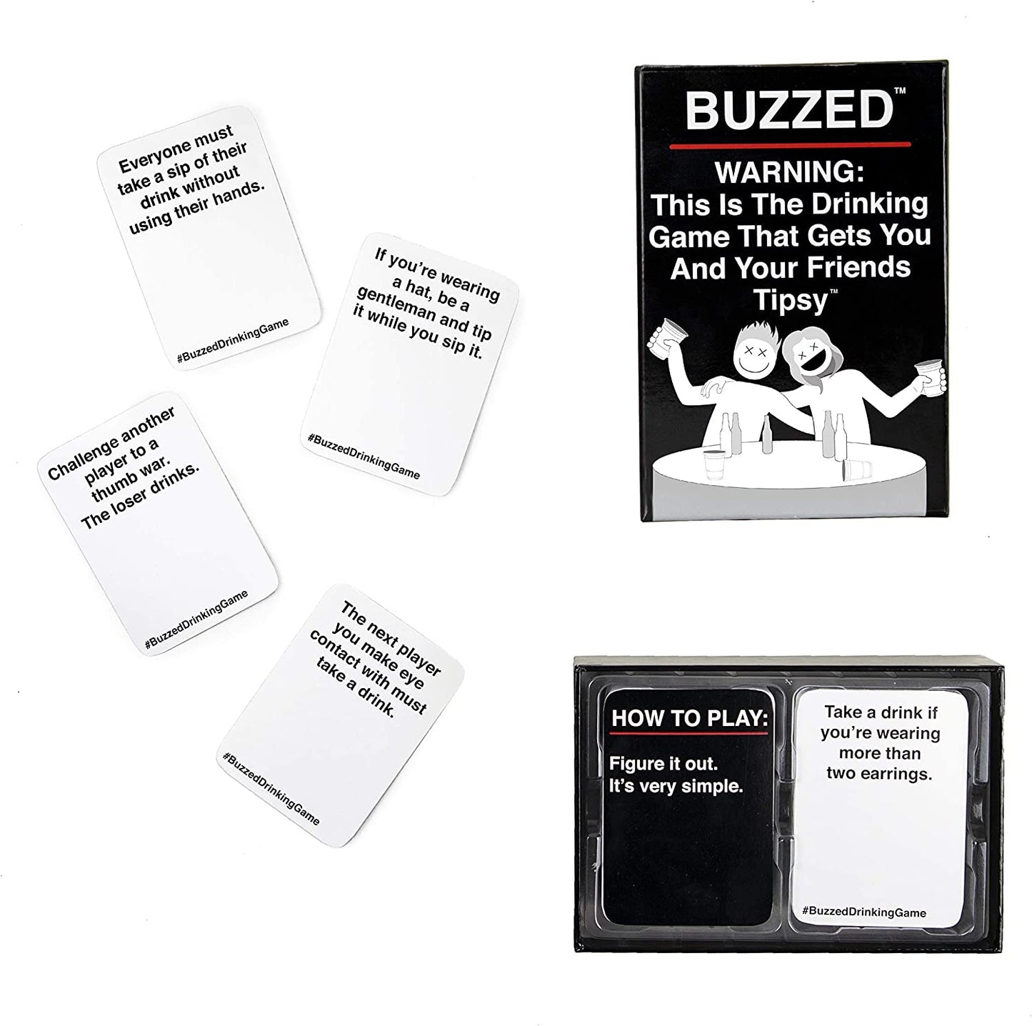 Buzzed - The Hilarious Party Game That Will Get You & Your Friends Hydrated!