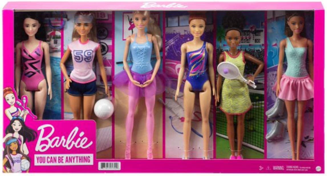 Barbie 6-Doll Sports Career Collection