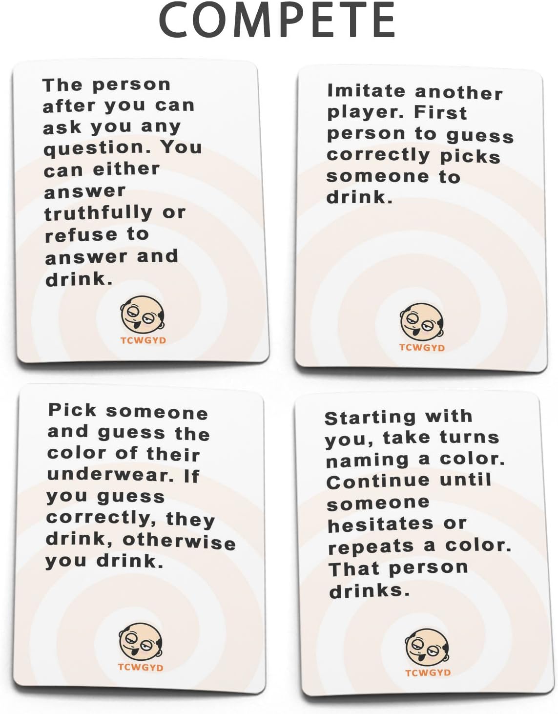 These Cards Will Get You Drunk - Fun Adult Drinking Game for Parties