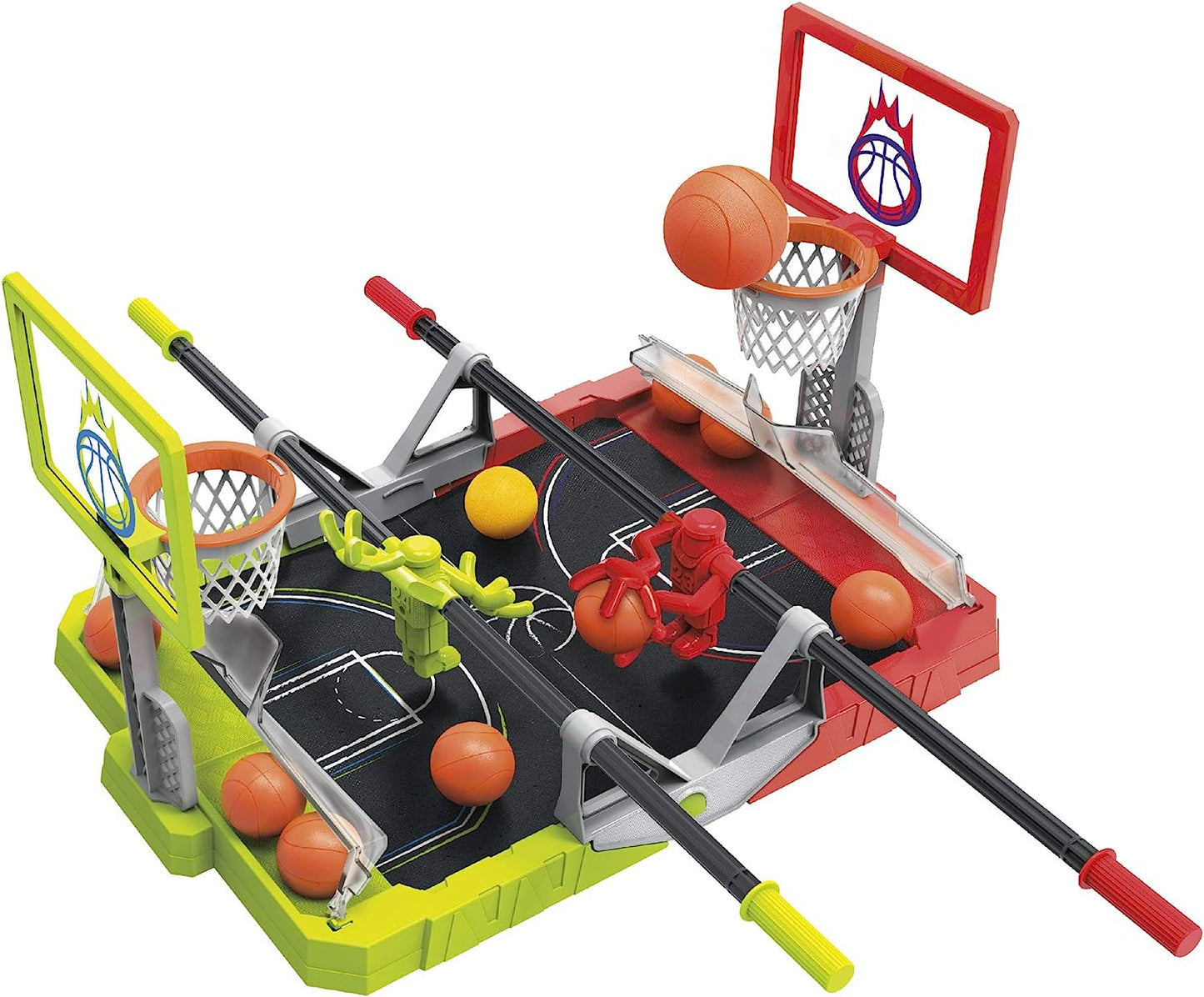 Hasbro Foosketball Game, The Foosball Plus Basketball Shoot and Score Shoot and Score Not Searched Tabletop Game for Kids Ages 8 and Up, for 2 Players, English and French Version