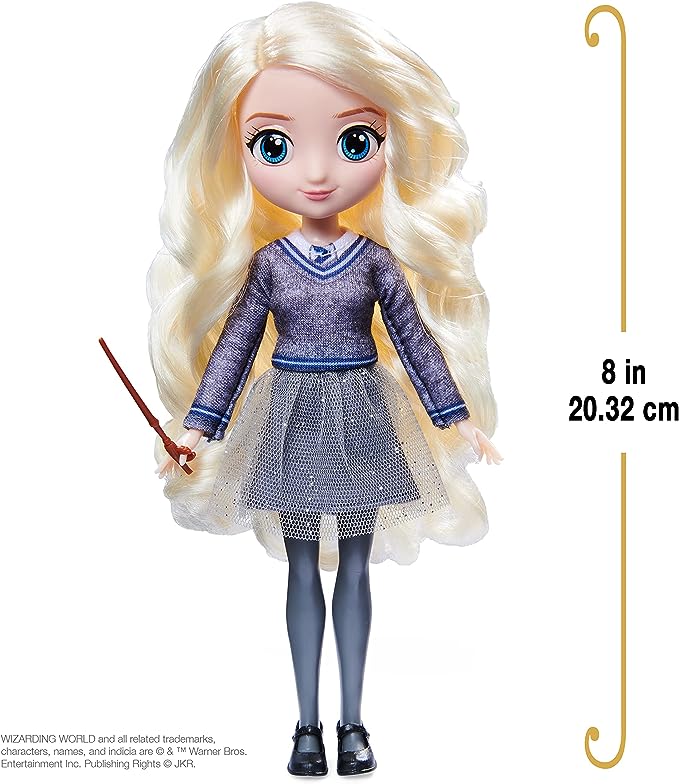 Wizarding World Harry Potter, 8-inch Luna Lovegood Doll, Kids Toys for Ages 5 and up