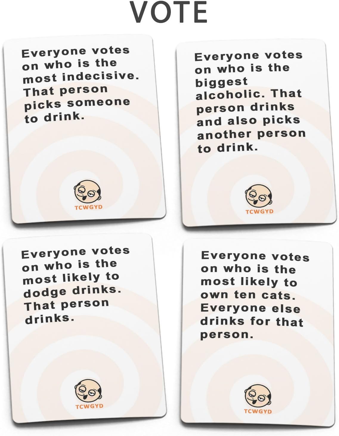 These Cards Will Get You Drunk - Fun Adult Drinking Game for Parties