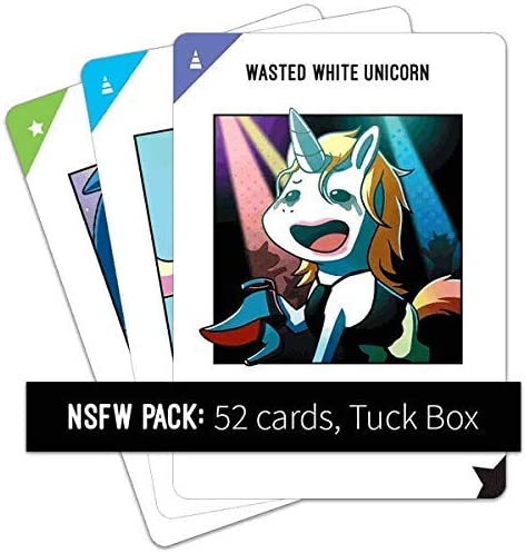 Unstable Unicorns Not Safe for Work (NSFW) Expansion Pack - Designed to be Added to Your Unstable Unicorns Card Game (for Ages 21+)