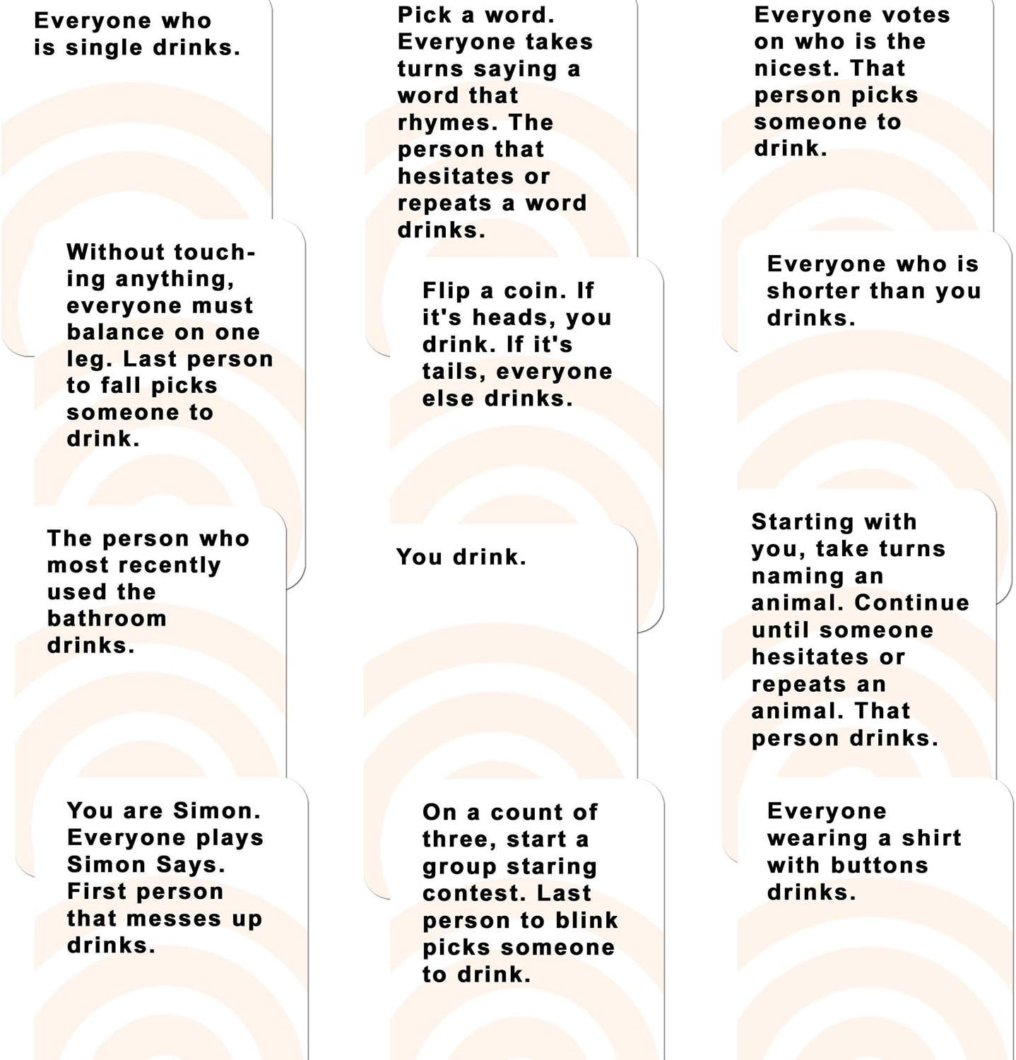 These Cards Will Get You Drunk - Fun Adult Drinking Game for Parties