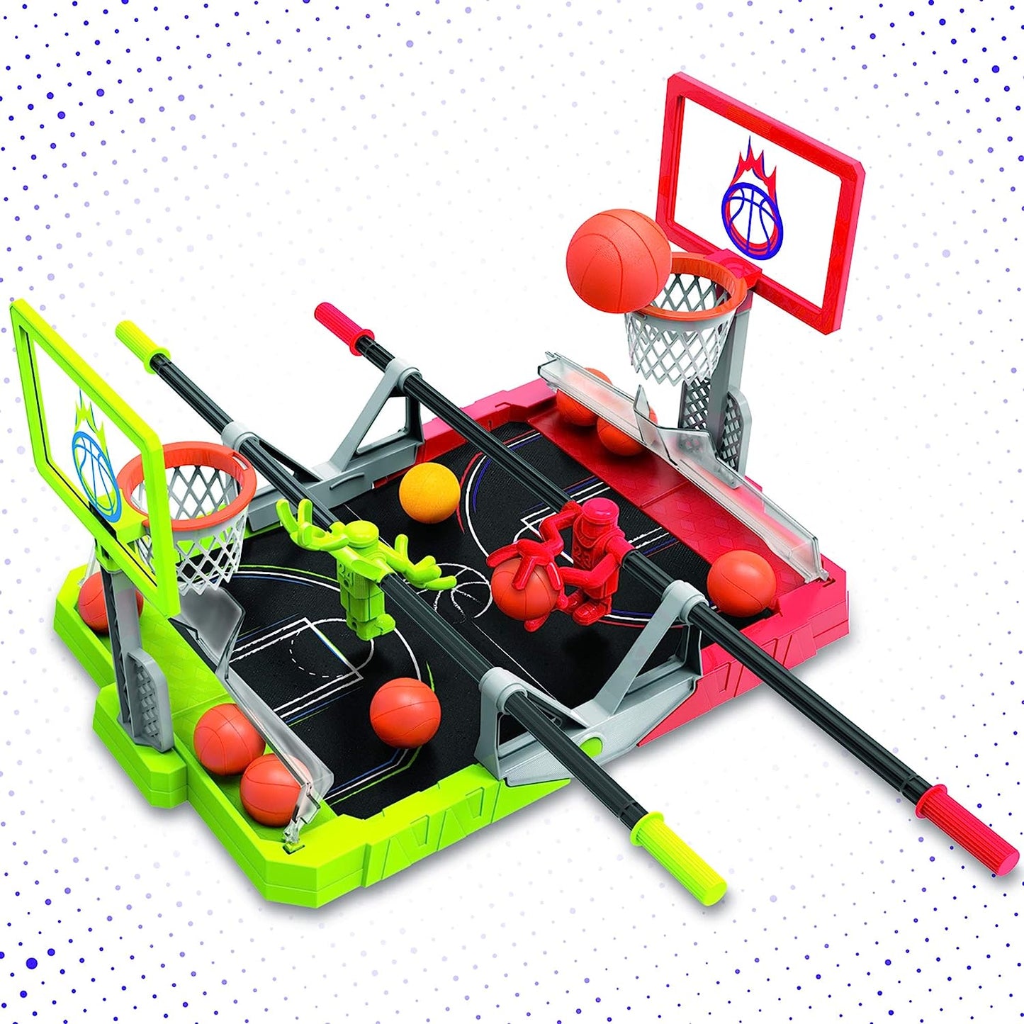 Hasbro Foosketball Game, The Foosball Plus Basketball Shoot and Score Shoot and Score Not Searched Tabletop Game for Kids Ages 8 and Up, for 2 Players, English and French Version