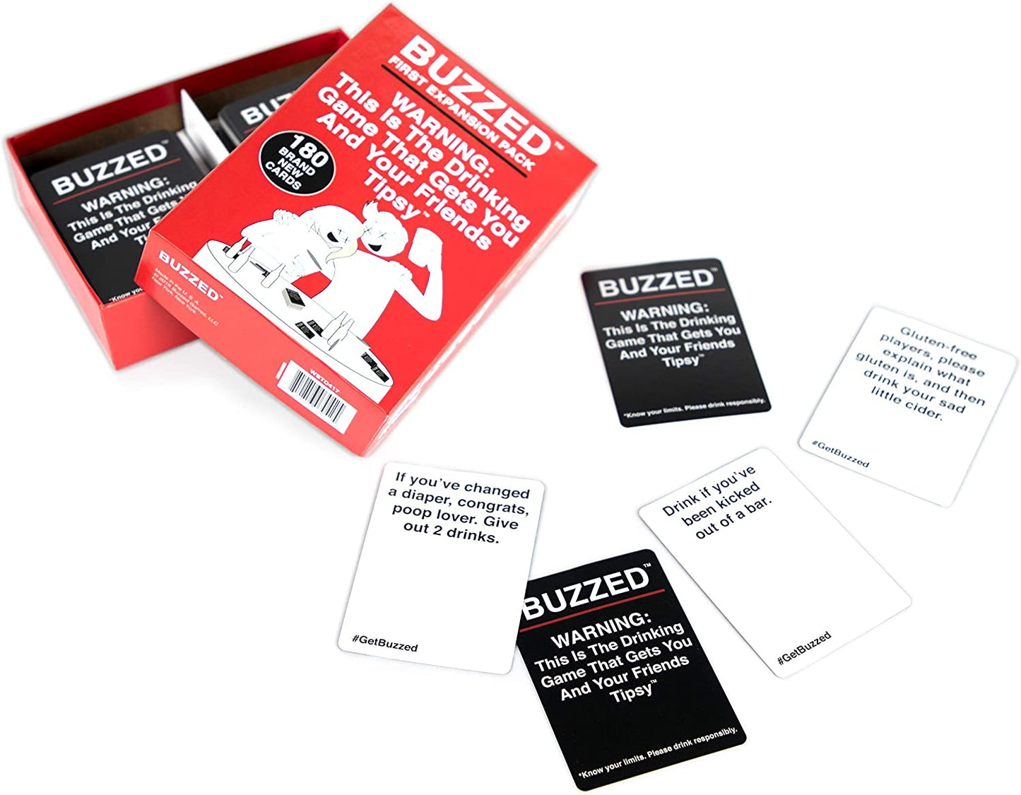 Buzzed - The Hilarious Party Game That Will Get You & Your Friends Hydrated - Expansion Pack #1